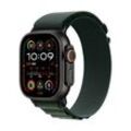 Apple Watch Ultra 2 49 mm (GPS + Cellular) Alpine Loop Small dunkelgrün, schwarz