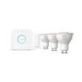 Philips Hue White & Color Ambiance GU10 400lm Starter-Set + Dimmschalter - Weiß