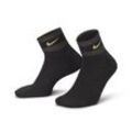 Nike Everyday Essentials Metallic-Knöchelsocken (1 Paar) - Schwarz