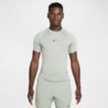 Nike Pro Dri-FIT Kurzarm-Fitness-Oberteil mit enger Passform für Herren - Grün