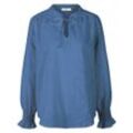 Bluse Peter Hahn blau