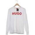 Hugo by Hugo Boss Herren Sweatshirt, weiß, Gr. 48