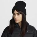 Nike Peak Strick-Beanie mit Waffelmuster - Schwarz