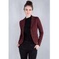 Kurzblazer IMPERIAL "IMP-J S24ABE" Gr. M (38), melanzan Damen Blazer im Athleisure Look