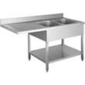 GastroHero Spülzentrum Basic 16x6 mit 2 Becken rechts