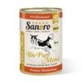 Sanoro Menü Classic von der Bio-Pute mit 55 % Fleischanteil 12x400g