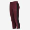 Braun-schwarze Leggings mit Logo