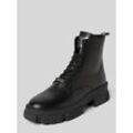 Boots aus Leder mit Label-Detail Modell 'TANKER'