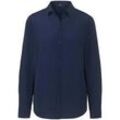 Bluse aus 100% Seide Peter Hahn Seidenreich blau, 38