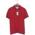 Bugatti Herren Poloshirt, rot, Gr. 52