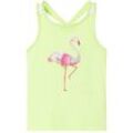 Kinder-Tanktop Neongelb 140