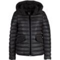 Steppjacke FUCHS SCHMITT, Damen, Gr. 40, schwarz, Web, Obermaterial: 100% Polyester. Futter: 100% Polyester. Wattierung: 100% Polyester, unifarben, clean, modisch, regular fit, Langarm, Jacken, mit Kapuze