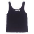 Weekday Damen Top, schwarz, Gr. 38