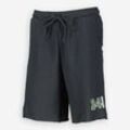 Schwarze Jersey-Shorts