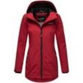 Outdoorjacke MARIKOO "Honigbeere" Gr. S (36), rot (dunkelrot), Damen, Obermaterial: 100% Polyester; Futter: 95% Viskose, 5% Elasthan; Wattierung: 100% Polyester; Ärmelfutter: 100% Polyester, Jacken, sportliche Übergangsjacke mit Kapuze