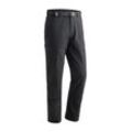 Outdoorhose MAIER SPORTS "Nil Winter" Gr. 46, Normalgrößen, schwarz, Herren, 90% Polyamid, 10% Elasthan, Hosen, Herren Winter Wanderhose, Funktionshose mit Netzinnenfutter