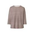 Kariertes Sweatshirt - Weiss/Kariert - Gr.: S