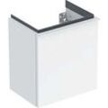 Geberit iCon Handwaschbecken-Unterschrank 502301011 37x41,5x27,9cm, 1 Tür, Anschlag links, weiß hochglänzend, Griff weiß matt