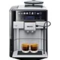 SIEMENS Kaffeevollautomat "EQ6 plus s700 TE657503DE, Doppeltassenfunktion, Keramikmahlwerk", schwarz (edelstahl, schwarz), B:28cm H:38,5cm T:46,5cm, Kaffeevollautomaten, viele Kaffeespezialitäten, automatische Dampfreinigung, edelstahl, Topseller