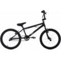 BMX-Rad KS CYCLING "Fatt" Fahrräder Gr. 30 cm, 20 Zoll (50,80 cm), schwarz Kinder