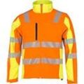 Warnschutz-Softshelljacke "Robin", orange/gelb, S