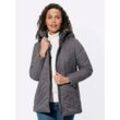 Steppjacke CASUAL LOOKS Gr. 18, grau (anthrazit) Damen Jacken