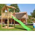 Spielturm JUNGLE GYM "Jungle Shelter" Spieltürme beige (natur) Kinder BxTxH: 176x378x290 cm