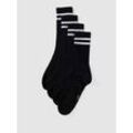 Socken mit Kontraststreifen im 4er-Pack