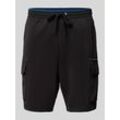 Regular Fit Cargoshorts mit elastischem Bund