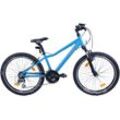 Jugendfahrrad HAWK BIKES "Mountain Trail Youth" Gr. 32, blau, Fahrräder, Kinder, 32cm, 24 Zoll (60,96cm), für Damen und Herren