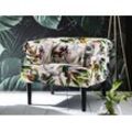 Sessel "Charlie", bunt (weiß, bunt), B:86cm H:70cm T:74cm, Samtvelours (100% Polyester), ATLANTIC HOME COLLECTION, Sessel, Chesterfield Sessel Lounge-Sessel, Loungesessel mit Wellenunterfederung