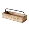 Boltze Tablett Appetit, Holz, 41x15x16 cm