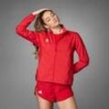 Laufjacke ADIDAS PERFORMANCE "ADIZERO E JCKT" Gr. XL, rot (team power rot 2), Damen, Obermaterial: 100% Polyester, Jacken