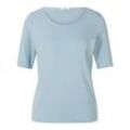 Rundhals-Shirt langem 1/2-Arm Peter Hahn blau