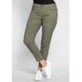 Schmale Stretch-Hose, khaki, Gr.104