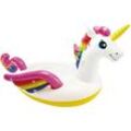 Schwimmende aufblasbare große Einhorn 287x193x165 cm - Isola forma Unicorno Intex 57281