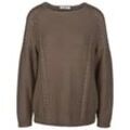 Rundhals-Pullover Peter Hahn beige, 42