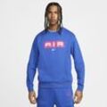 Nike Air Fleece-Sweatshirt mit Rundhalsausschnitt für Herren - Blau