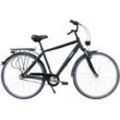 Cityrad HAWK BIKES "Citytrek Gent Premium" Gr. 48, schwarz, Fahrräder, 48cm, 28 Zoll (71,12cm) für Damen und Herren