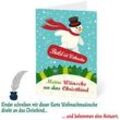 LUMA Weihnachtskarte Wünsche an das Christkind DIN B6