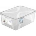 Rotho - Aufbewahrungsbox Lona inkl. Deckel 10 l transparent Aufbewahrungsbox