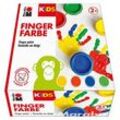 4 Marabu KiDS Fingerfarbe farbsortiert