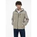 Softshelljacke STREET ONE MEN Gr. L (42), beige (pure beige) Herren Jacken mit Kapuze