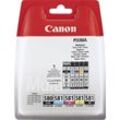 Original Canon 2078C005 / PGI-580/CLI-581 Druckerpatronen Multipack (2xSchwarz,Cyan,Magenta,Gelb)