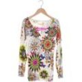 Desigual Damen Langarmshirt, weiß, Gr. 34