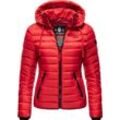 Steppjacke NAVAHOO "Lulana" Gr. M (38), rot Damen Jacken leichte Übergangsjacke mit Kapuze