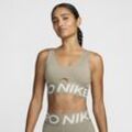 Nike Pro Indy Plunge gepolsterter Sport-BH mit mittlerem Halt - Grün