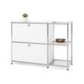 Tchibo Sideboard Metall »CN3« mit 2 Klappenfächern - Chrom