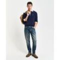 Slim Fit Jeans mit Vintage-Waschung