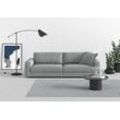 Big-Sofa TRENDMANUFAKTUR "Bourbon, Designsofa", grau (grau pinstripe), B:264cm H:84cm T:111cm, 100% Polyester, Sofas, mit extra hohem Sitzkomfort, in trendigem Cord Bezug erhältlich